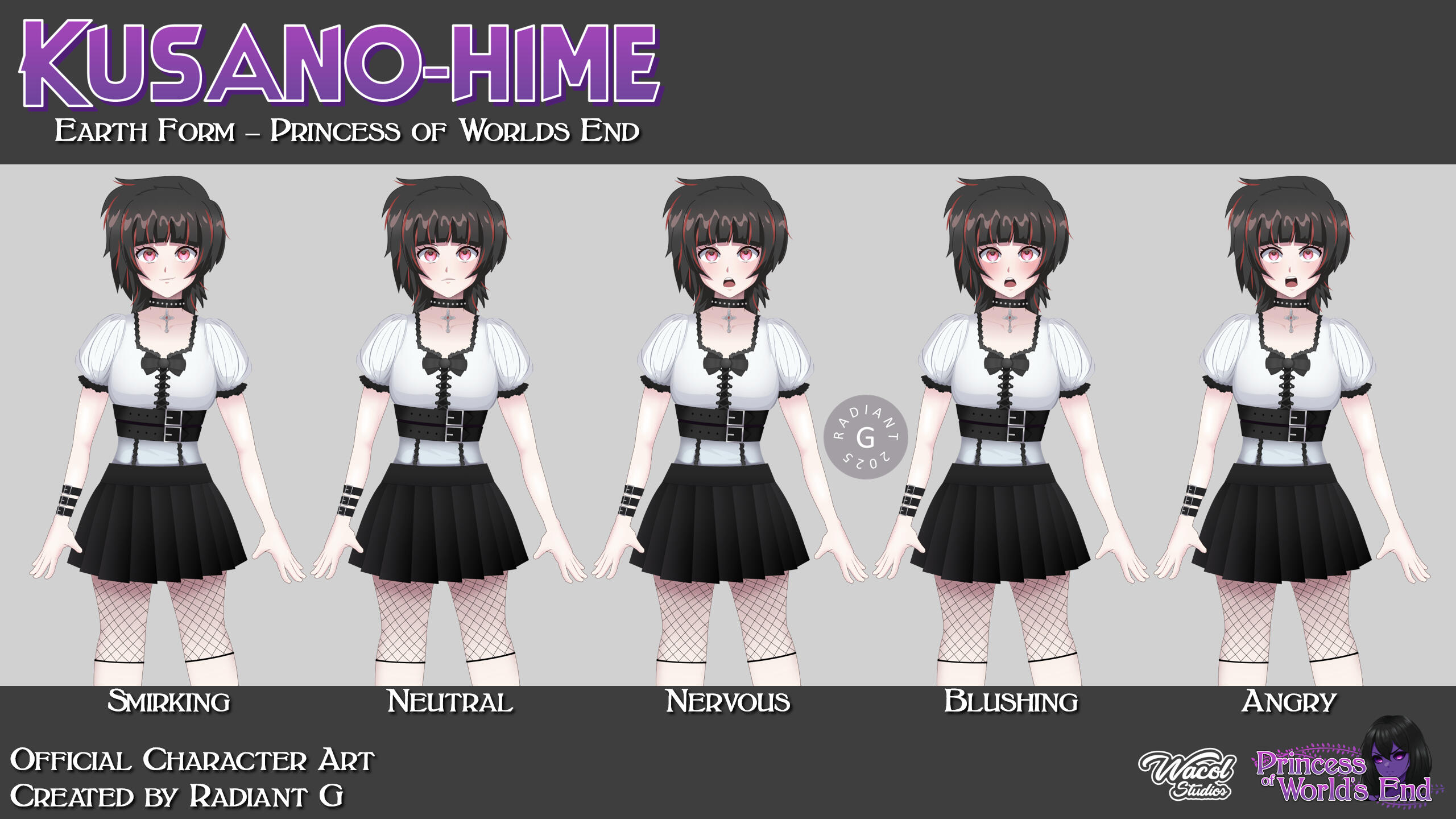 Official Art of Kusano-hime's Earth form for Princess of Worlds End