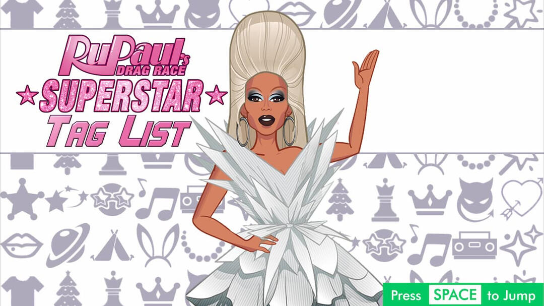 RuPaul Drag Piece Tags graphic